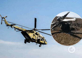 «Не долетів на навчання»: у ЗСУ показали збитий ворожий Мі-35 (Відео)