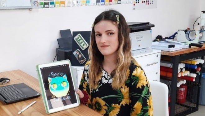 Ілюстраторка з Тернопільщини малює патріотичні принти – прибуток з продажу передає на ЗСУ
