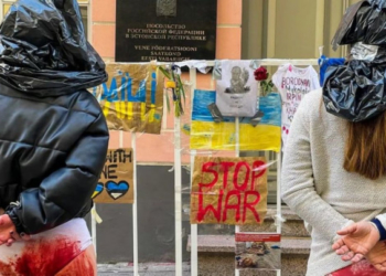 В Естонії протестували проти ґвалтувань українських жінок і дітей російськими солдатами