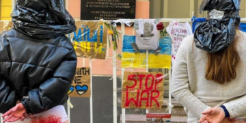 В Естонії протестували проти ґвалтувань українських жінок і дітей російськими солдатами