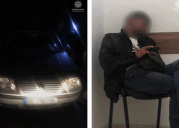Неадекватний водій погрожував патрульним розправою – п’яний, без документів та в період комендантської години