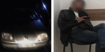 Неадекватний водій погрожував патрульним розправою – п’яний, без документів та в період комендантської години