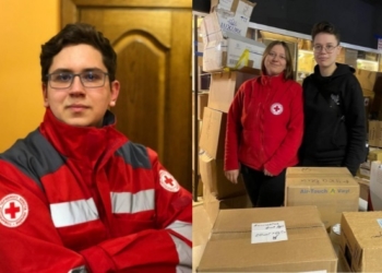 Тернопільські студенти-медики зустрічали евакуаційні поїзди з гарячих точок