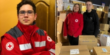 Тернопільські студенти-медики зустрічали евакуаційні поїзди з гарячих точок