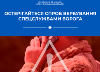 СБУ попереджає про небезпеку вербування ворожими спецслужбами