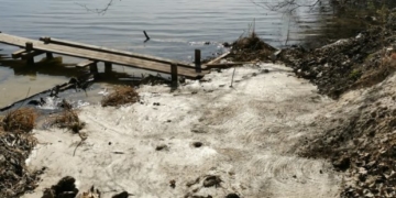 Тернопільський став забруднили будівельною пульпою