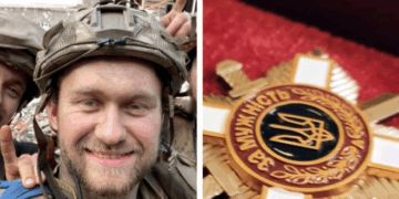 Орденом «За мужність» ІІ ступеня, як захисника українського Маріуполя, президент нагородив бережанця, майора Арсена Дмитрика