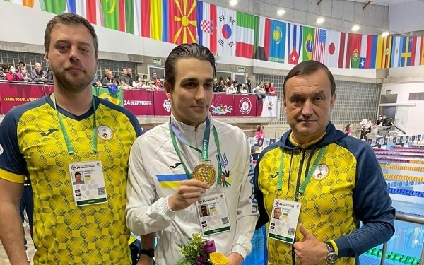 Тернополянин Ілля Султанов здобув «золото» з плавання на XXIV літніх Дефлімпійських іграх-2021