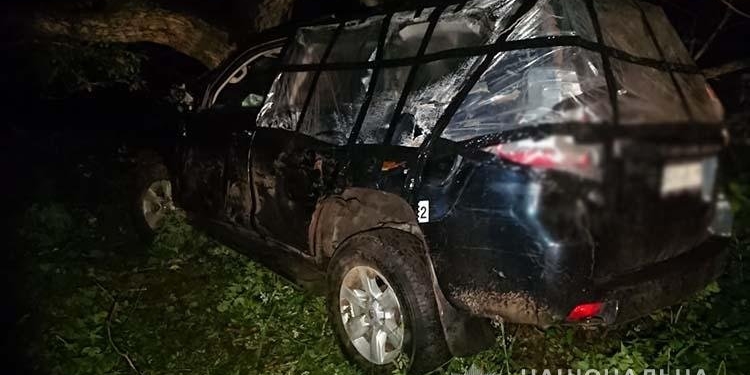 У Заліщиках водій «Тойоти» в’їхав у дерево. Четверо людей травмовано
