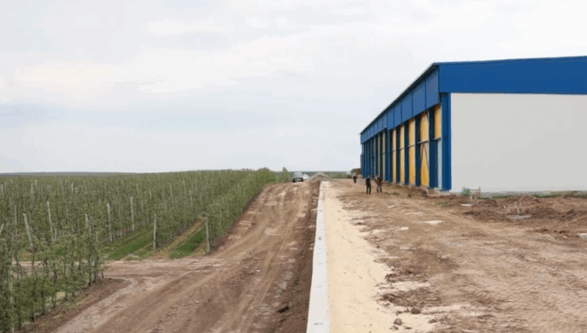 На Бучаччині зводять холодильний комплекс для зберігання фруктів та овочів