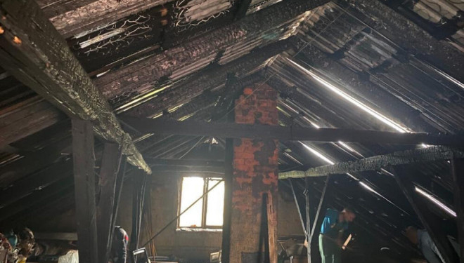 У Нагірянці, на Тернопільщині, горів житловий будинок (ФОТО)