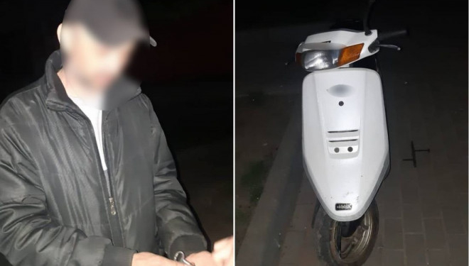 У Тернополі водій скутера “під мухою”, з підробленими документами пропонував хабаря поліції