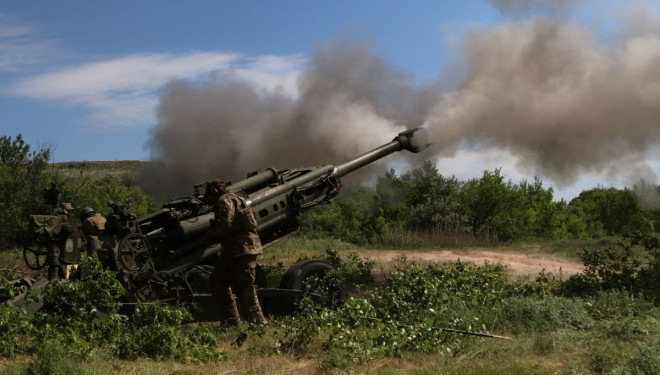 Тернопільські артилеристи освоїли гаубиці американського Корпусу морської піхоти і тепер дивують ефективністю застосування навіть натовських колег