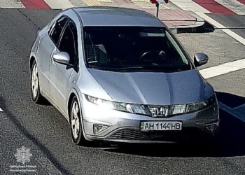 Поліція Тернопільщини розшукує водійку автомобіля Honda Civic АН 1144 НВ