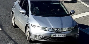Поліція Тернопільщини розшукує водійку автомобіля Honda Civic АН 1144 НВ