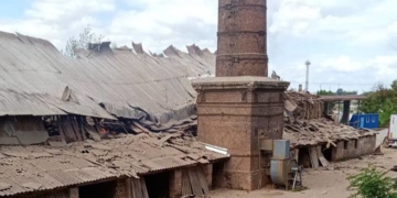 Голова Львівської ОДА (ОВА) Максим Козицький опублікував наслідкки потрапляння збитої ракети у цегельню в Золочеві