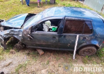 ДТП на Тернопільщині, – автомобіль злетів з дороги, неповнолітній пасажир у реанімації