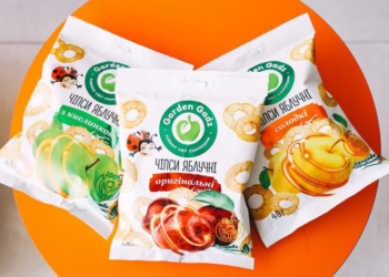 Яблучні чипси фермерського господарства «ГАДЗ» тепер – в оновленому дизайні