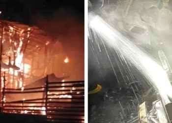 Вночі на Тернопільщині горіли будівля та два автомобіля. Що відомо