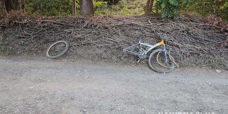 Велосипед розламався надвоє, – на Чортківщині водій автомобіля ЗАЗ-Таврія-1102 збив велосипедиста