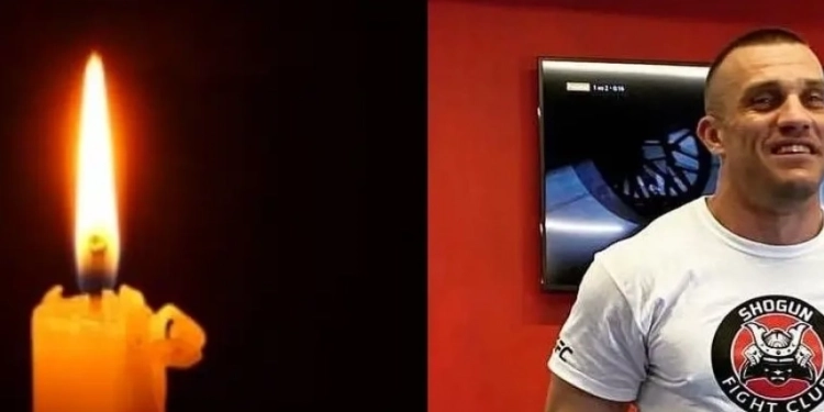 У домі печалі попрощалися з відомим кікбоксером Олександром Бриткіним, що родом з Тернополя