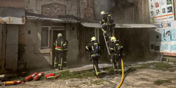Пожежа у Тернополі: на вулиці Шептицького, 23 горіла майстерня з ремонту побутової техніки та електроінструментів