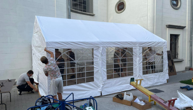 Відкритий простір для дітей створили при Архикатедральному соборі у Тернополі