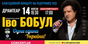 Через великий попит у Тернополі відбудеться додатковий благодійний концерт для підтримки ЗСУ Іво Бобула