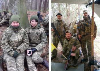 “На свою службу вона проходила попри його бліндаж а він щоранку пригощав її кавою”, – на Донеччині поєднали долі захисник та захисниця з Тернополя