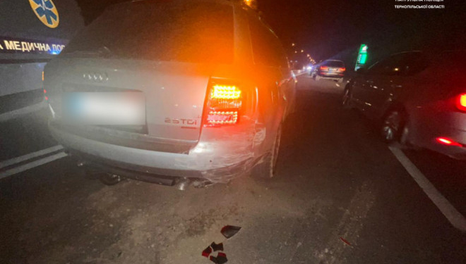 За один вечір — дві аварії у Тернополі, – обидві спровокували нетверезі водії