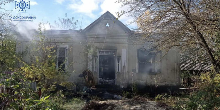 Пожежа житлового будинку у селі Сущин на Теребовлянщині забрала життя людини
