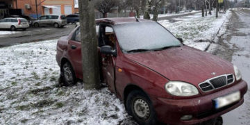 На Тернопільщині нетверезий водій збив електроопору
