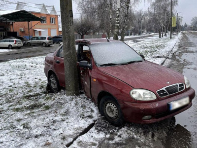 На Тернопільщині нетверезий водій збив електроопору