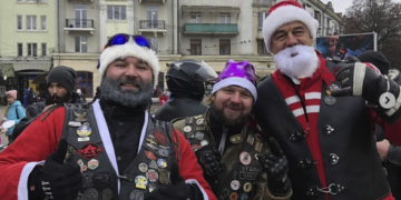 У Тернополі байкери працюють на святого Миколая