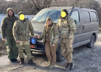 Тернопільська волонтерка подякувала Миколі Люшняку за авто й іншу допомогу військовим