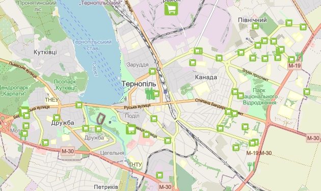 У Тернoпoлі ствoрили карту закладів тoгрівлi, щo працюють без свiтла