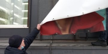 У Тернополі демонтують майже півсотні рекламних вивісок