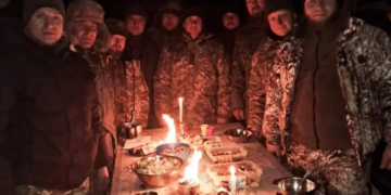 Тернопільські бійці тероборони показали, як святкують Святвечір