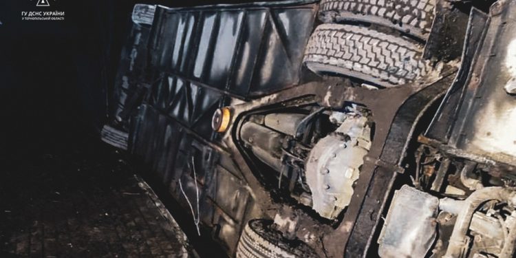 Біля Тернополя перекинувся автобус, загинуло троє людей