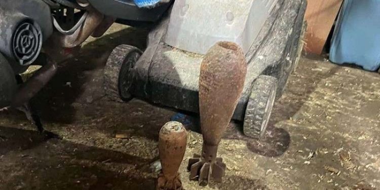 Житель Тернопільщини зберігав міни, ймовірно, часів Другої світової війни. Одна з них могла здетонувати — поліція