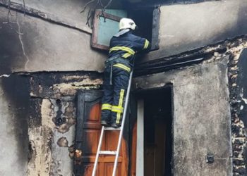 В центрі Тернополя горів житловий будинок