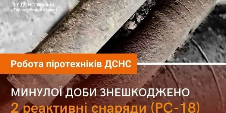 На Тернопільщині знайшли гранати, яким понад 100 років