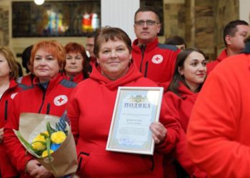 Голова Тернопільської облради Михайло Головко привітав працівників і волонтерів Червоного Хреста зі 105-річницею