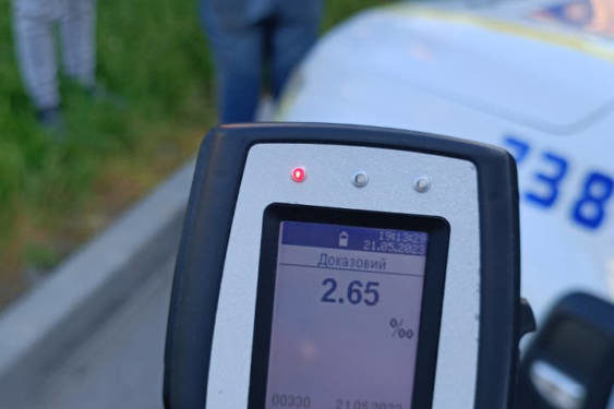 Майже десять п’яних водіїв зупинили тернопільські патрульні за минулі вихідні