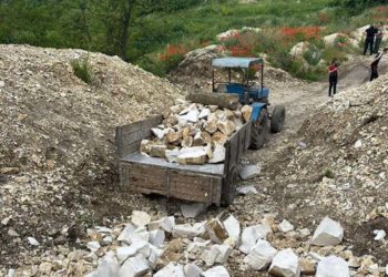 На Тернопільщині затримали чоловіка, який незаконно добував каміння в природному заказнику