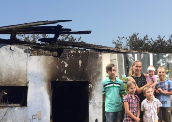 На Тернопільщині багатодітна сім’я залишилася без даху над головою