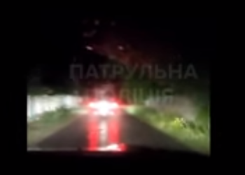 Тернопільські патрульні під час комендантської години “ганялися” за агресивним водієм дорогої іномарки