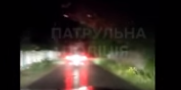 Тернопільські патрульні під час комендантської години “ганялися” за агресивним водієм дорогої іномарки