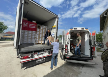 «Українська команда» передала понад 14 тонн курячого м’яса у 20 лікарень краю