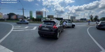 П’яний водій вантажівки зіткнувся з автомобілем у Тернополі